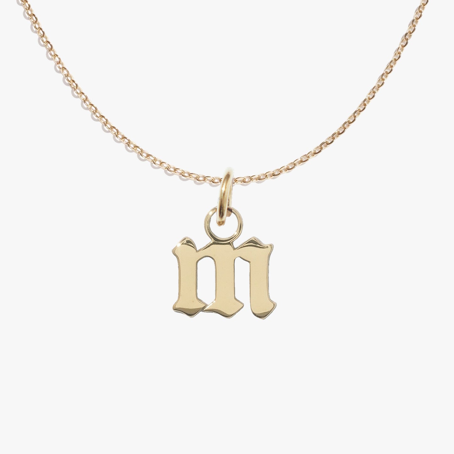 m, gold, pendant #pdp