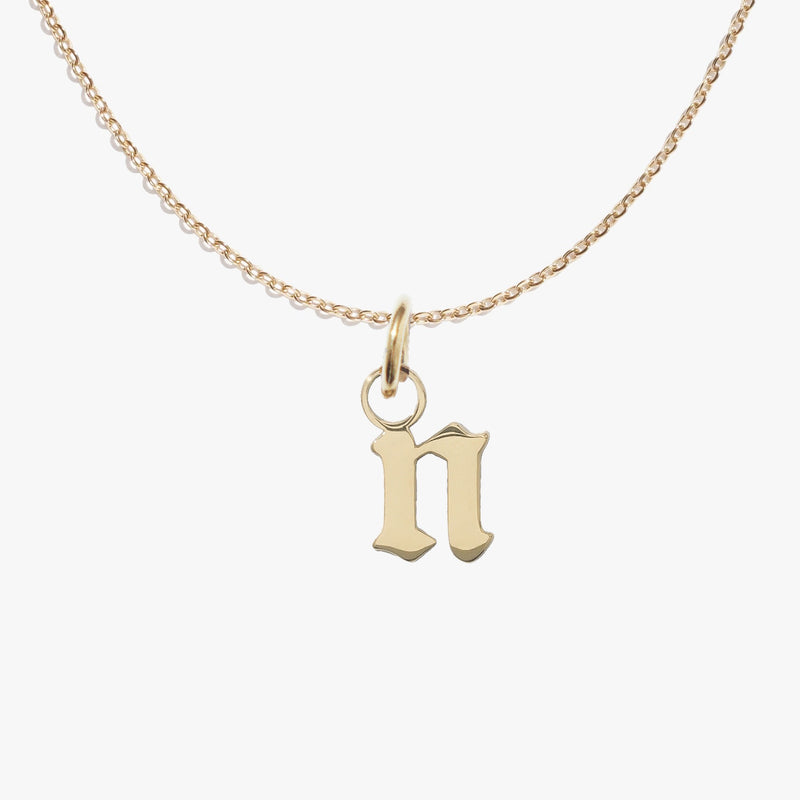 n, gold, pendant #pdp