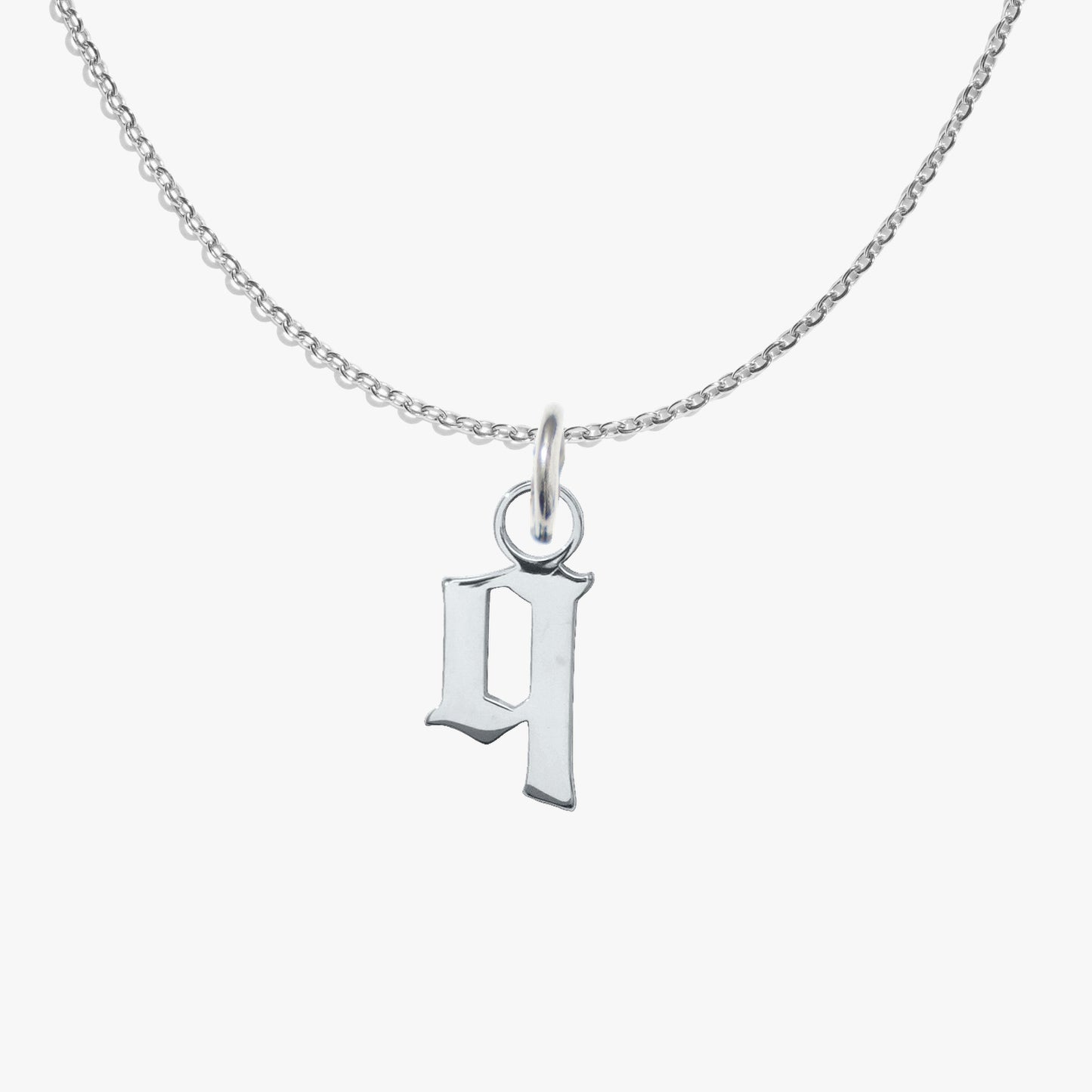 q, silver, pendant #pdp