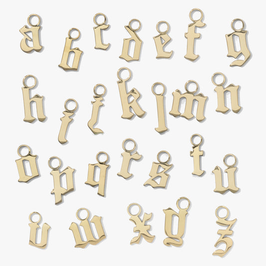 alphabet earring charms group #pdp