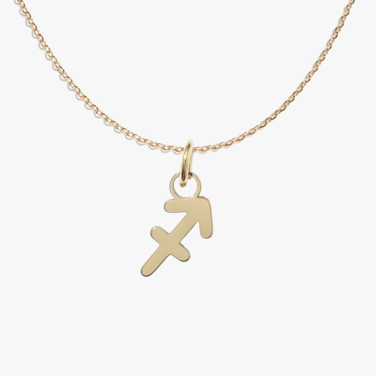 Sagittarius, gold, pendant #pdp