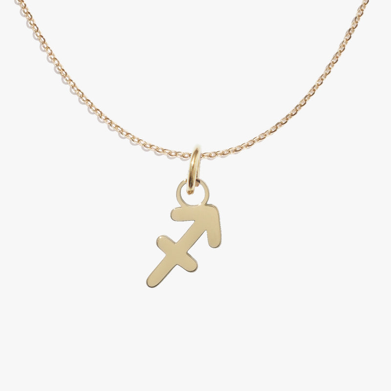 Sagittarius, gold, pendant #pdp
