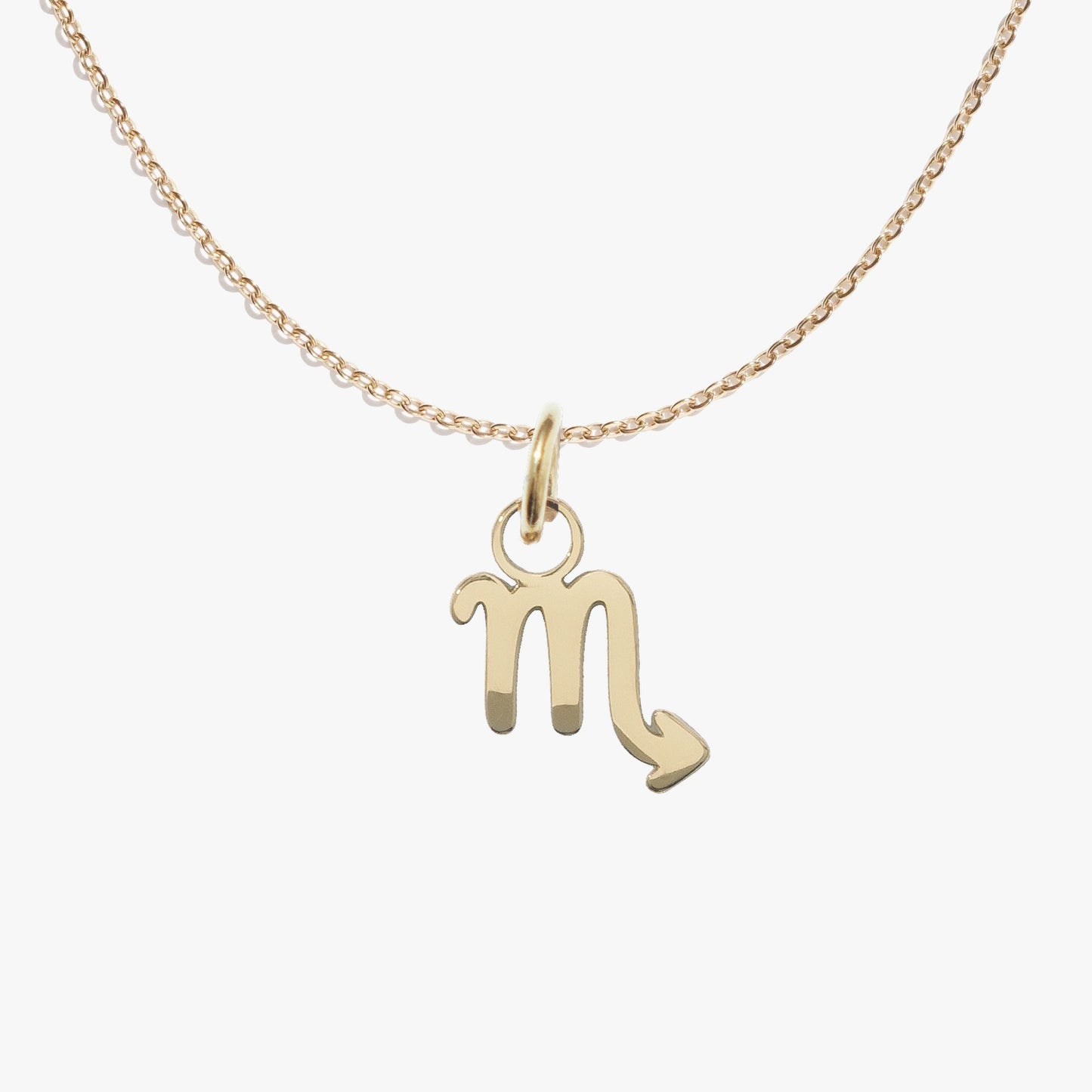 Scorpio, gold, pendant #pdp
