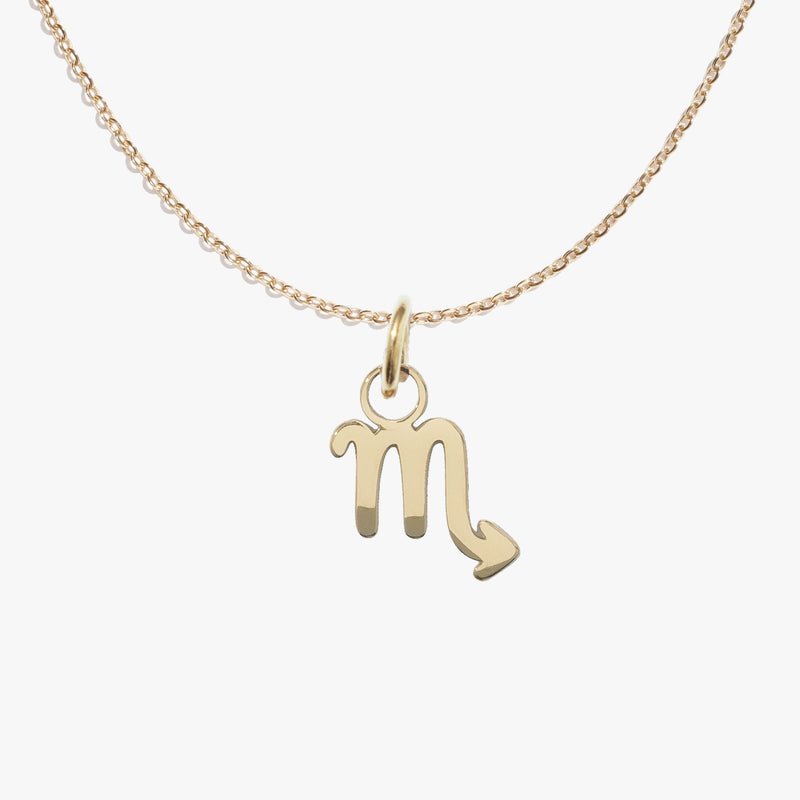 Scorpio, gold, pendant #pdp