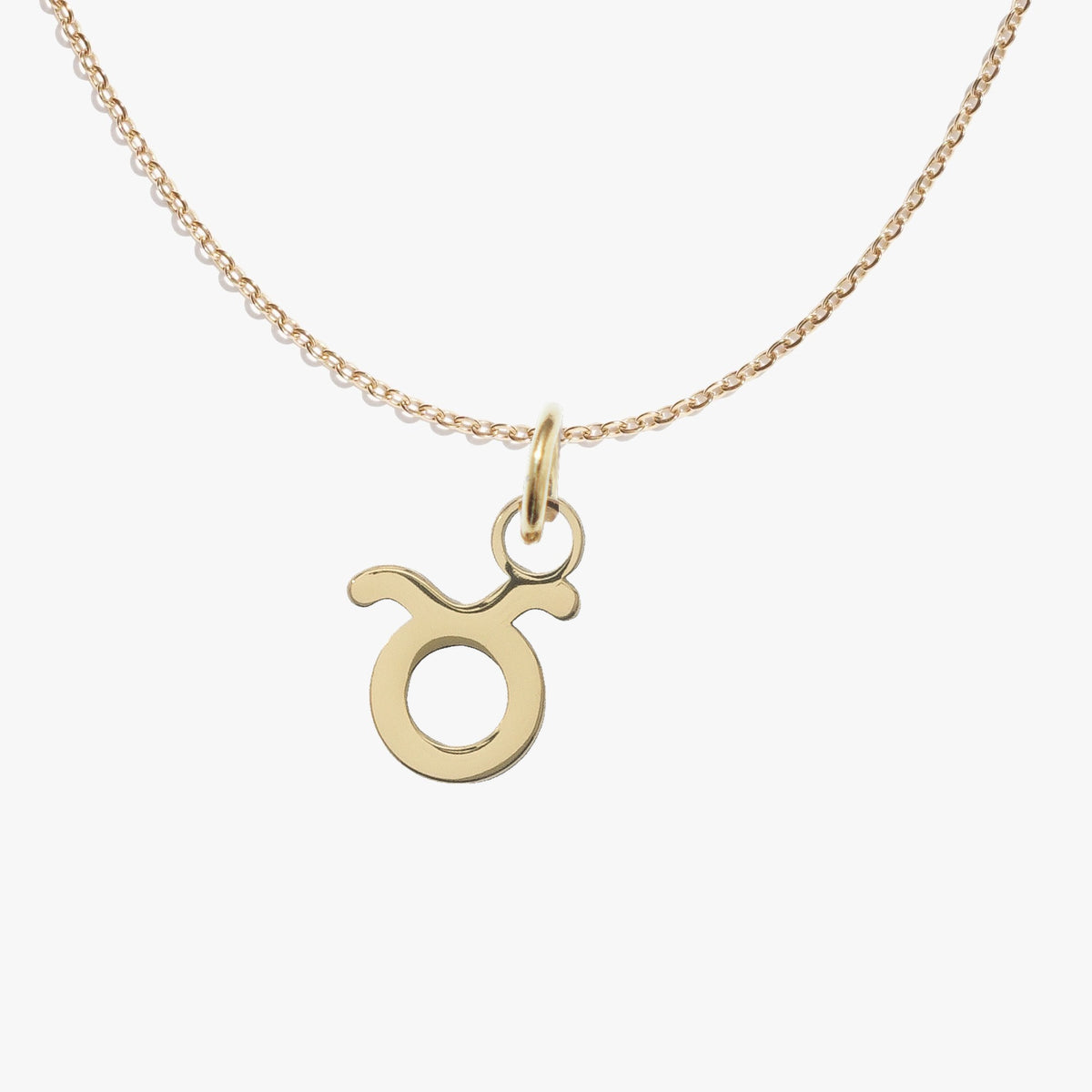 Taurus, gold, pendant #pdp