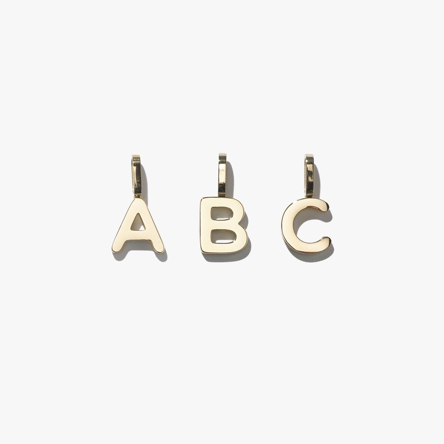 Alphabet Pendant (Single) - Gold