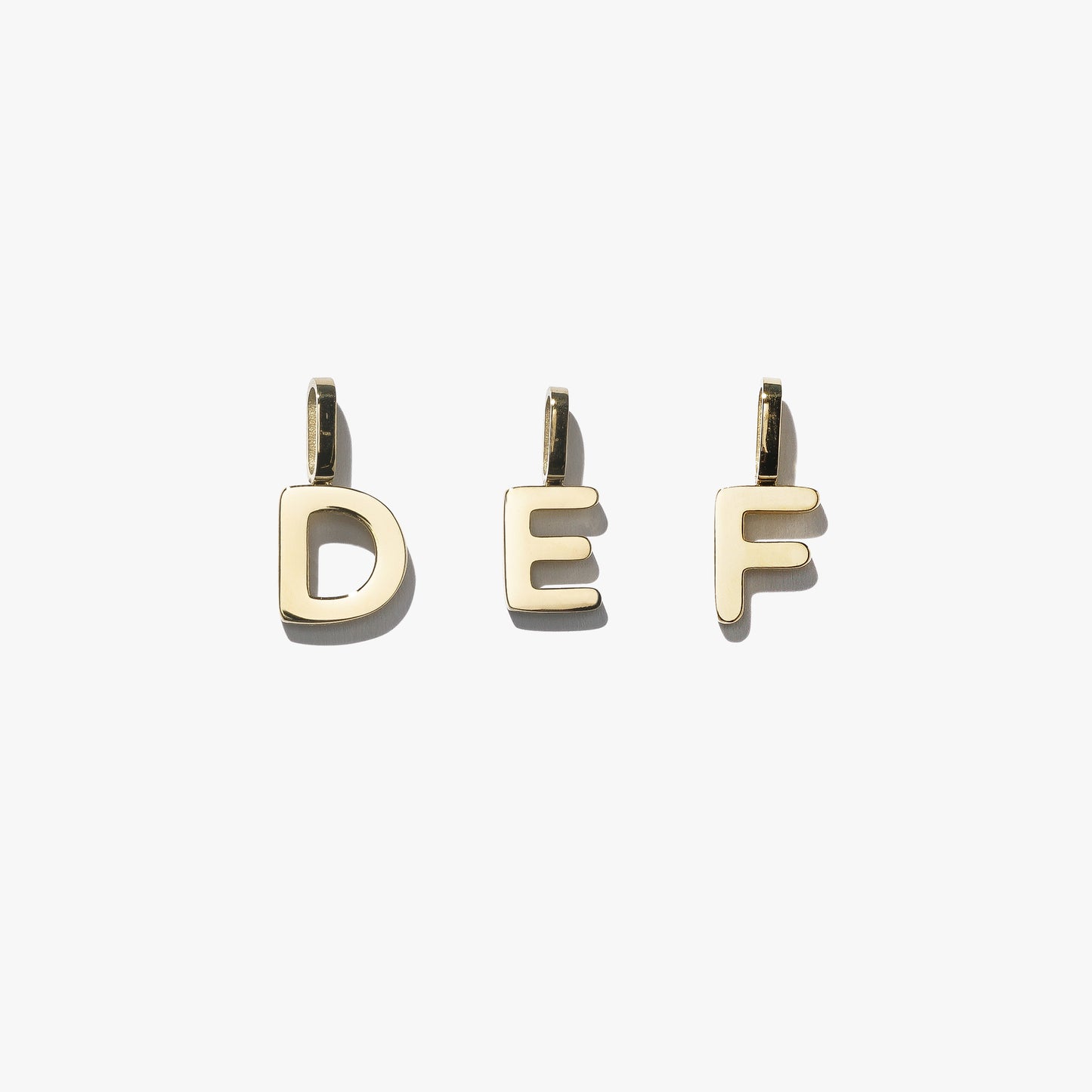 Alphabet Pendant (Single) - Gold