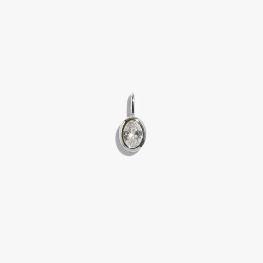 Oval Bezel Pendant - (Single)