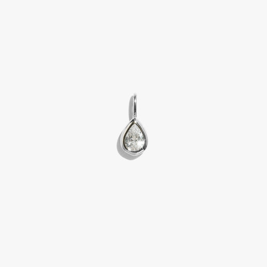 Teardrop Bezel Pendant - (Single)