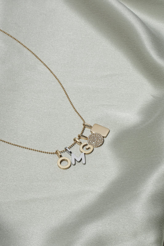 Alphabet Pendant (Single) - Gold