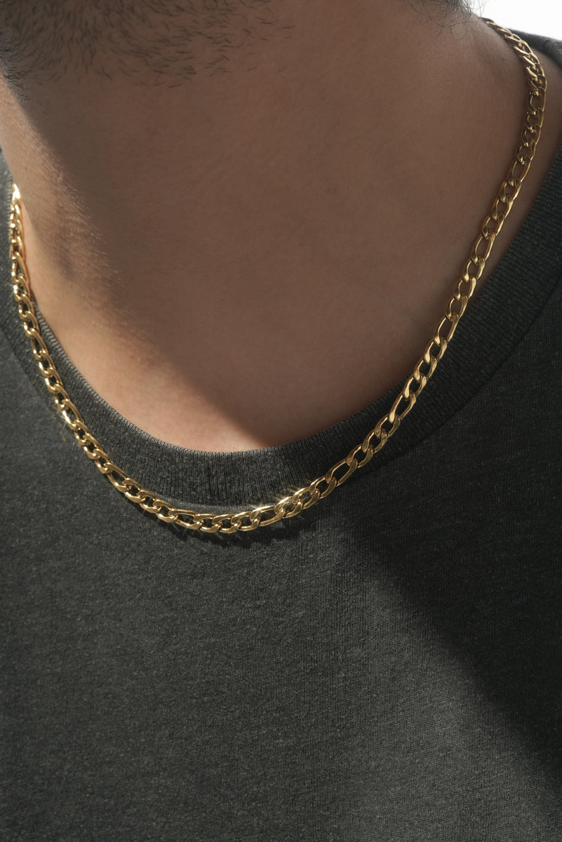 ANTI TARNISH GOLD PLATED CHAIN' 21 INCHES APPROX' SOLD BY PER