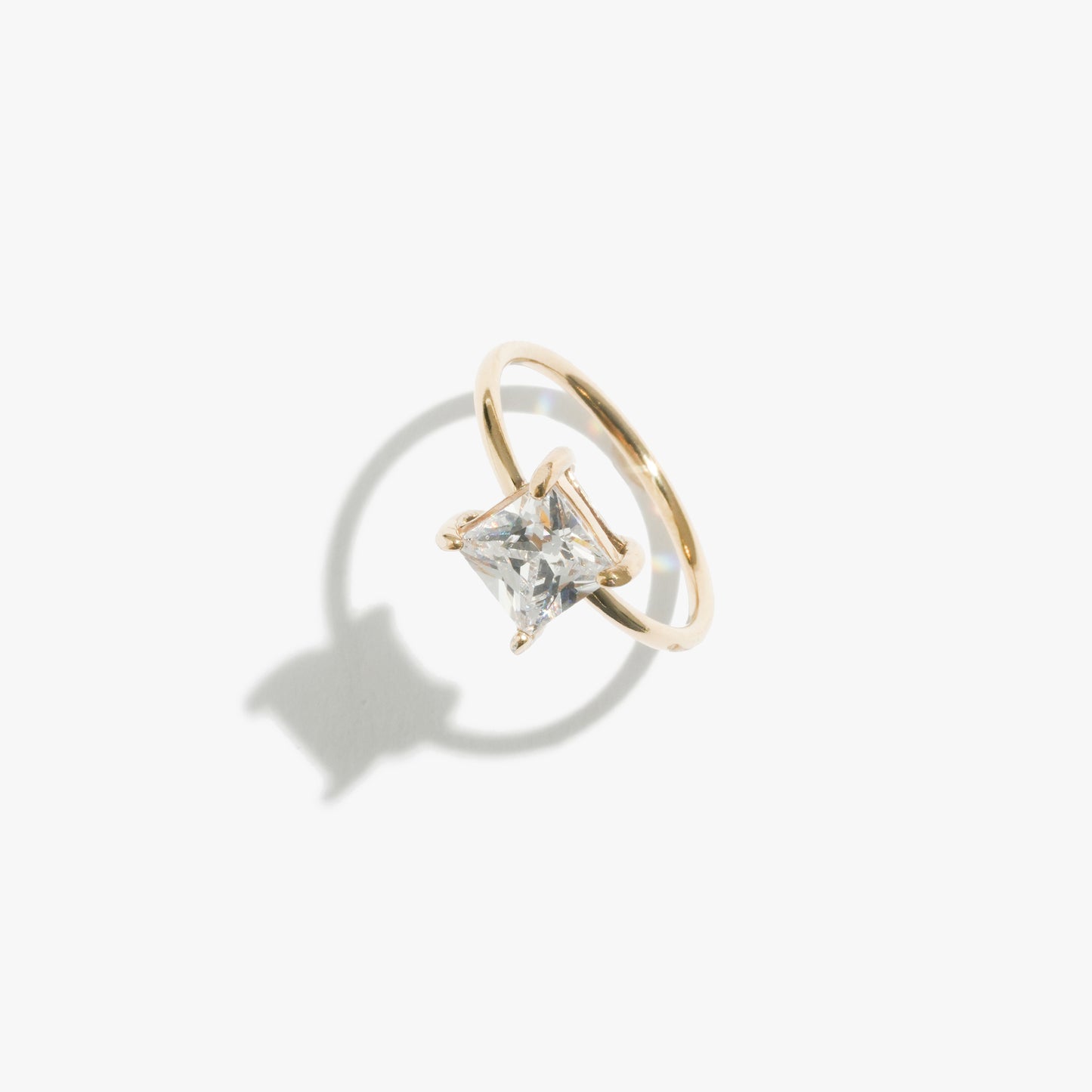 Square Promise Ring
