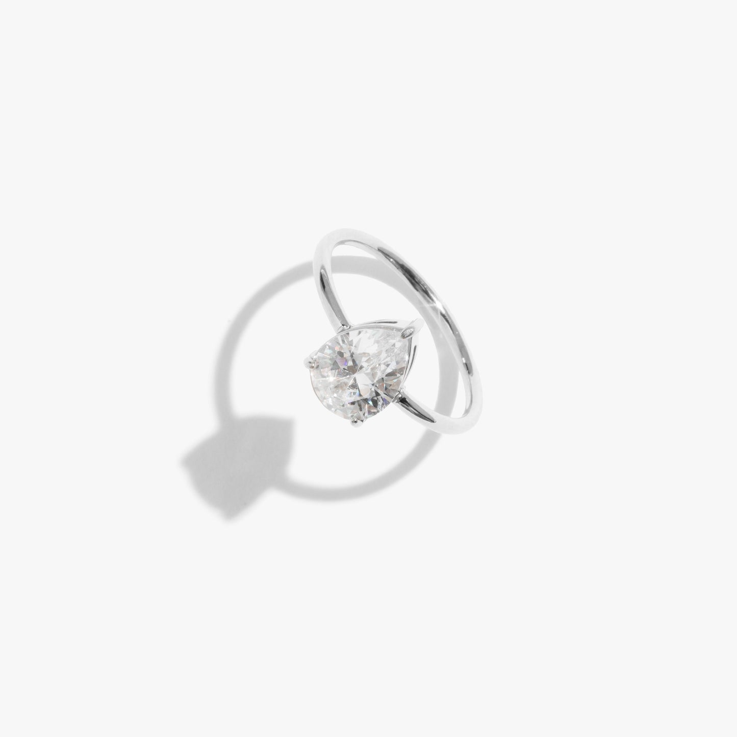 Pear Promise Ring