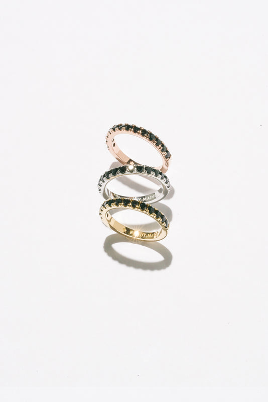 gold, silver, rose-gold