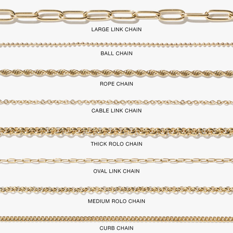 Chains - Ball Link Chain - Gold, gold