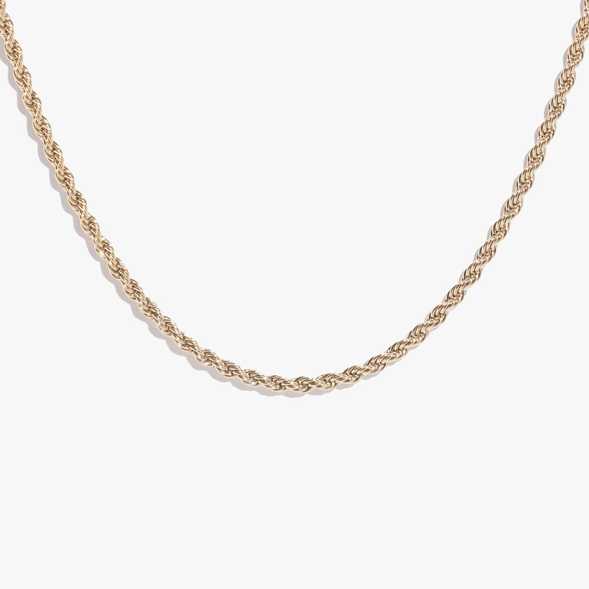 2mm Rope Chain 16 / Gold